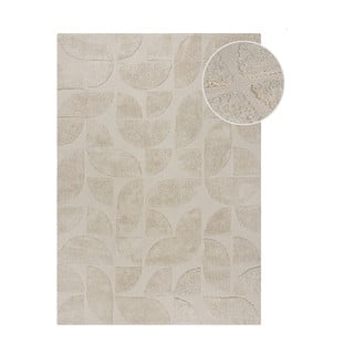 Kremno bela ročno tkana bombažna preproga 200x290 cm Ada Arch Geo – Flair Rugs