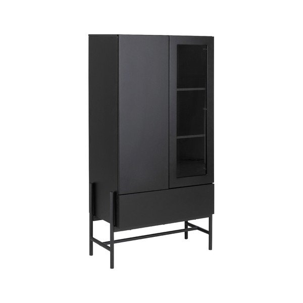 Interstil Norse črna omara, višina 150 cm-image-1