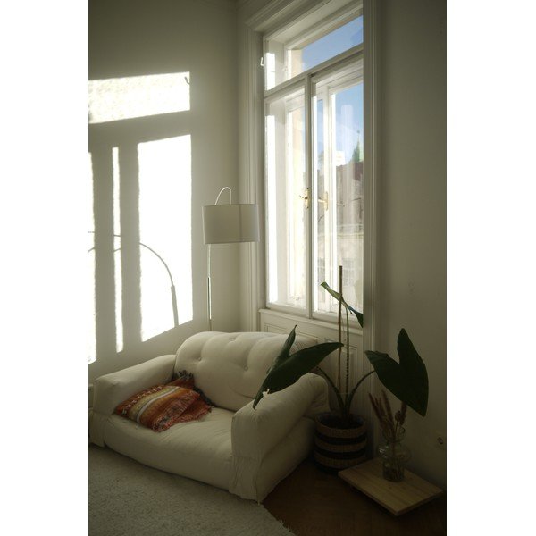 Rjava raztegljiva sedežna garnitura 140 cm Hippo - Karup Design-image-4