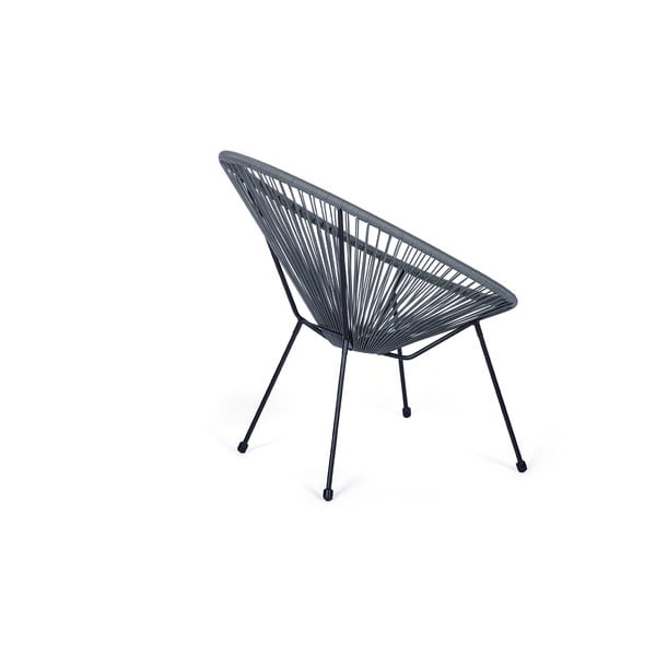 Siv vrtni fotelj iz ratana Bonami Selection Avocado-image-3