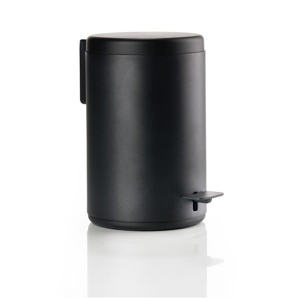 Črn koš s pedalom Zone Rim, 3 l-image-2