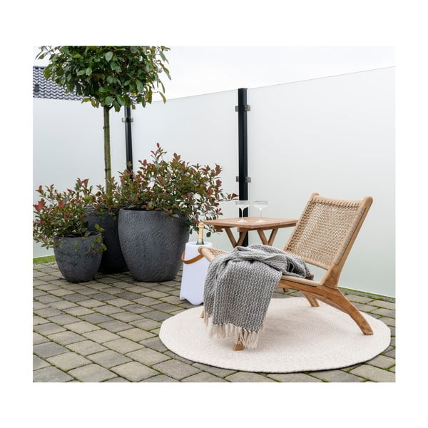 Rjav vrtni fotelj iz tikovine Bonami Essentials Derby-image-4