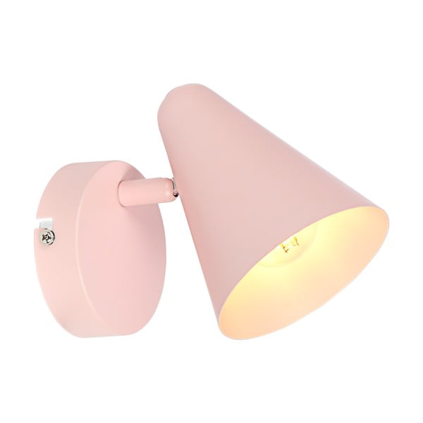Svetlo rožnata stenska svetilka Amor – Candellux Lighting-image-1