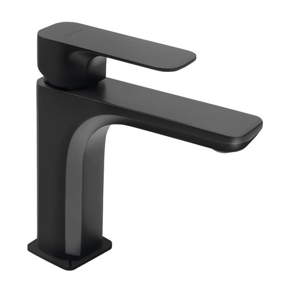 Mat črna stoječa armatura za umivalnik Spy – Sapho