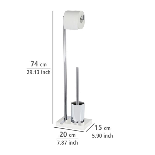 WC ščetka z držalom za toaletni papir Wenko Noble-image-1