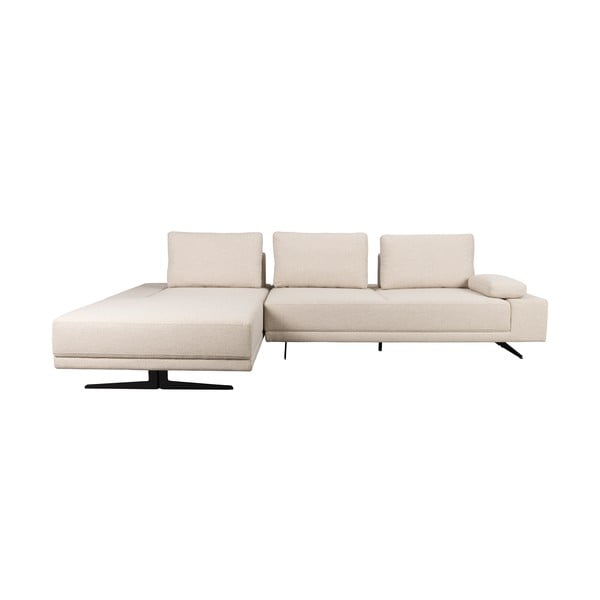 Kremno bela kotna sedežna garnitura (levi kot) Shelly – Dutchbone