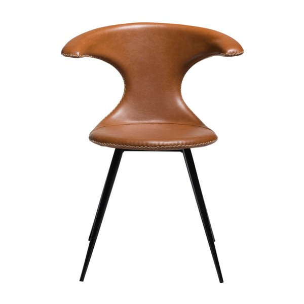 Rjav usnjen stol DAN-FORM Denmark Flair-image-4