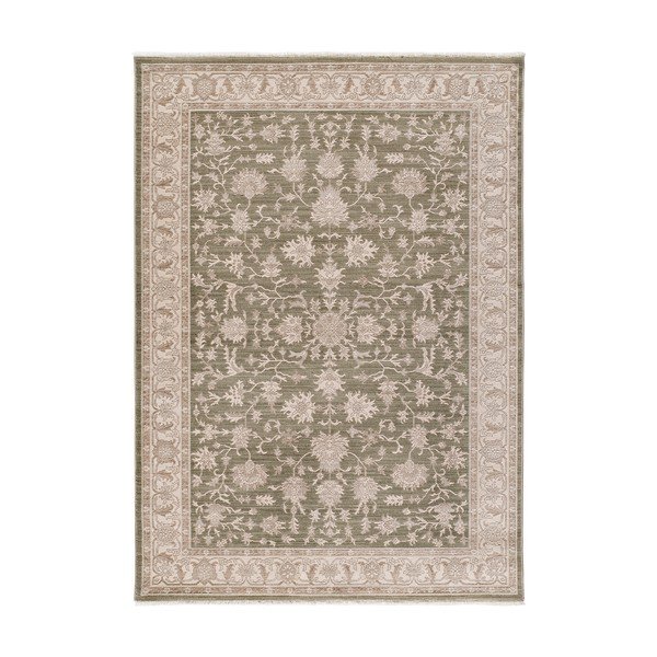 Kaki zelena/bež preproga 120x160 cm Ona – Universal