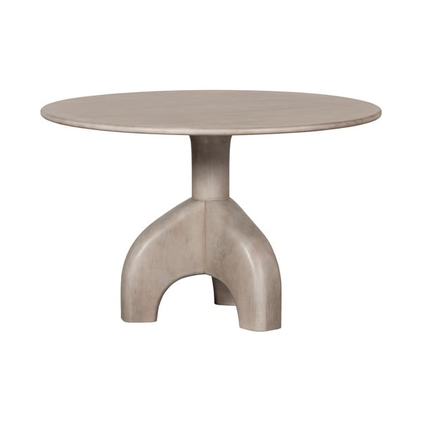 Okrogla jedilna miza iz masivnega manga ø 120 cm Smooth – BePureHome-image-1