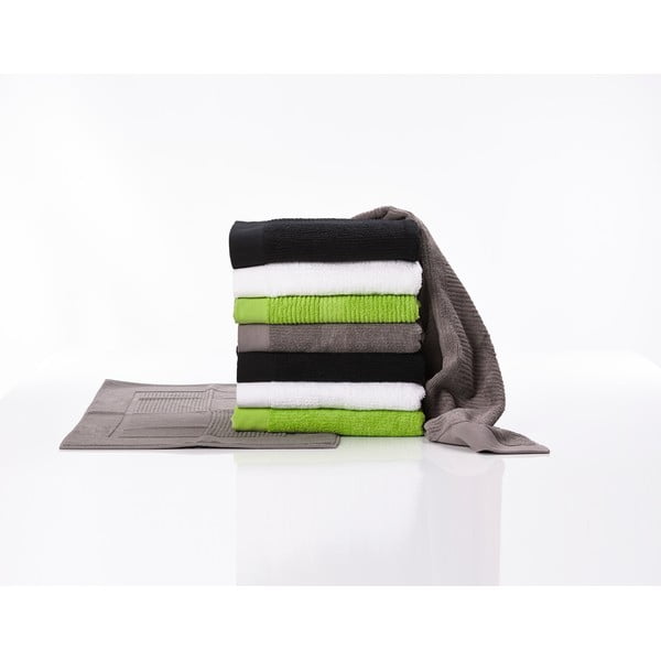 Črna brisača Zone Classic, 50 x 100 cm-image-1