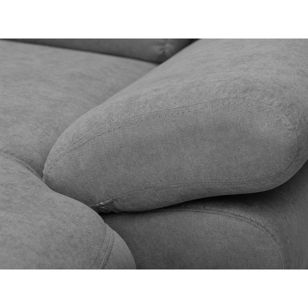 Svetlo siva Windsor & Co Sofas Pi raztegljiv kavč, desni kot-image-4