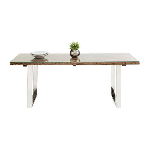 Kare Design Jedilna miza iz čistega recikliranega lesa, 1200 x 90 cm