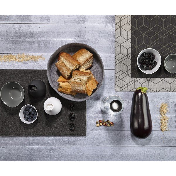 Komplet 2 košar iz klobučevine Zone Dark Grey-image-1