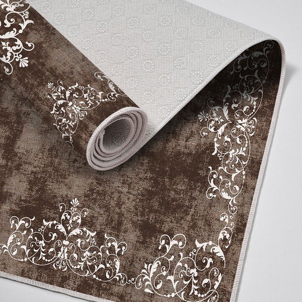 Rjave kopalniške preproge v kompletu 2 ks 60x100 cm – Foutastic-image-2