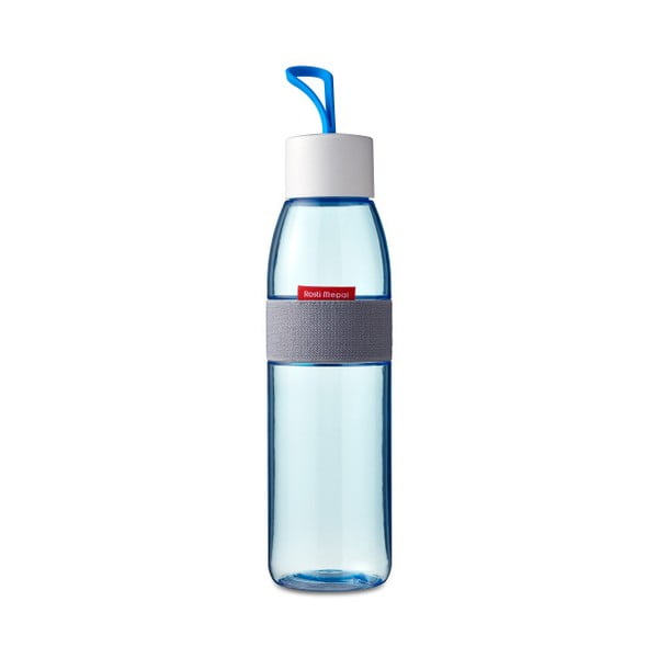 Svetlo modra steklenička za vodo Rosti Mepal Ellipse, 500 ml