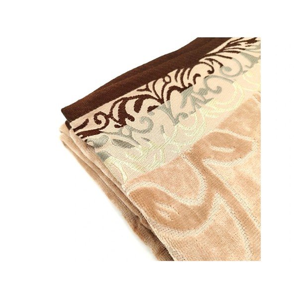 Rjava bombažna brisača 70x140 cm Skyline – JAHU collections-image-1