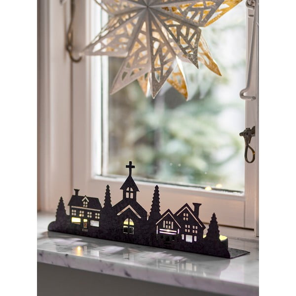 Kovinski adventni svečnik za čajno svečko Cielo – Bloomingville-image-1