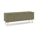 Zelena TV omarica v mat dekorju 140x53x40 cm Campus – Marckeric