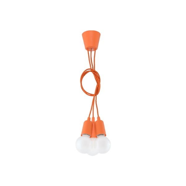 Oranžna viseča svetilka ø 15 cm Rene – Nice Lamps