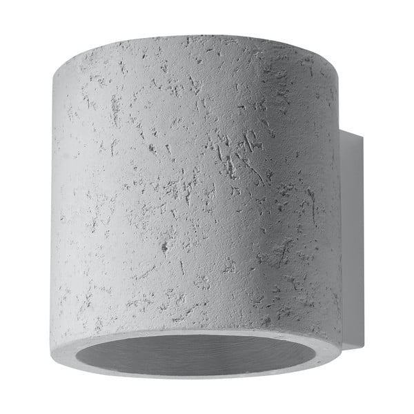 Lepe svetilke Roda siva betonska stenska svetilka