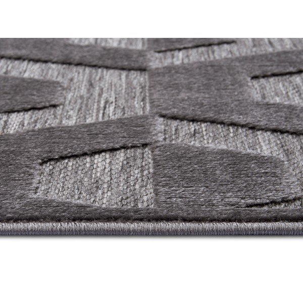 Antracitno siva preproga 200x285 cm Iconic Hexa – Hanse Home-image-2