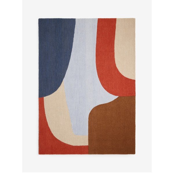 Ročno tkana volnena preproga 120x170 cm Cecil – MADE