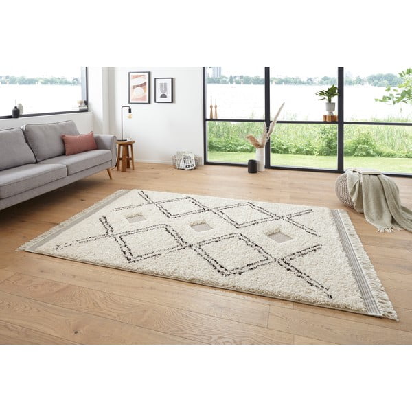 Krem bela preproga Mint Rugs New Handira Aranos, 160 x 230 cm-image-2