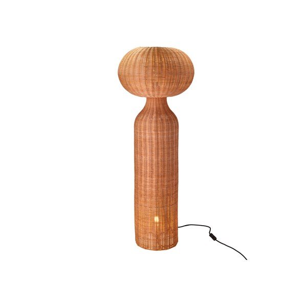 Stoječa svetilka v naravni barvi s senčnikom iz ratana (višina 130 cm) Vinka – Villa Collection-image-4