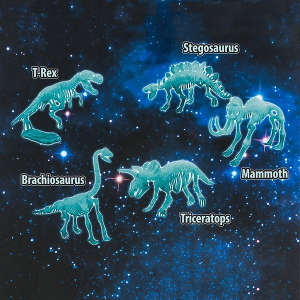InnovaGoods Dinozavri Fluorescentna 3D sestavljanka-image-1