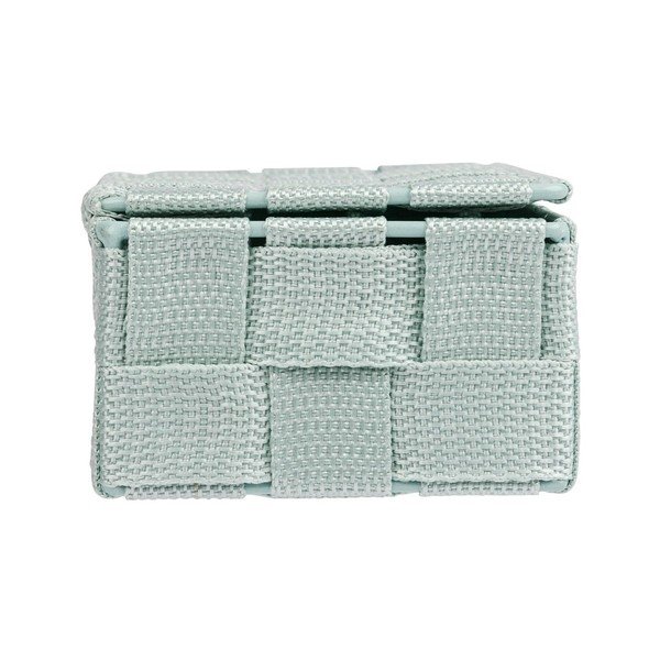 Wenko Adria Mini organizator za kopalnico svetlo zelene barve s pokrovom-image-3