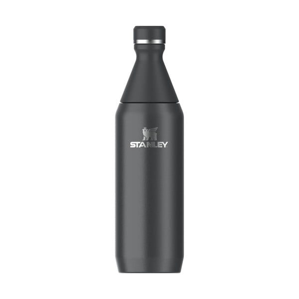 Črna steklenica za vodo iz nerjavečega jekla 600 ml All Day Slim – Stanley