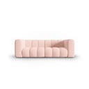 Rožnata sedežna garnitura 228 cm Lupine – Micadoni Home