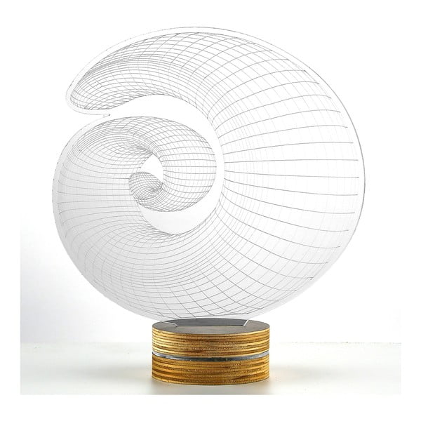 3D namizna svetilka Shell-image-2