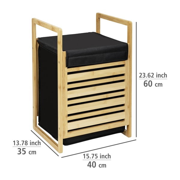 Tekstilni koš za perilo 47 l Ecori – Wenko-image-4