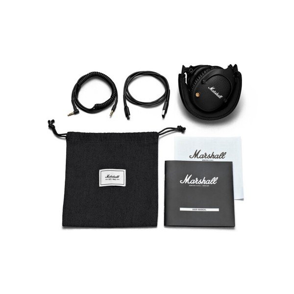 Črne slušalke Bluetooth Marshall Monitor II-image-4