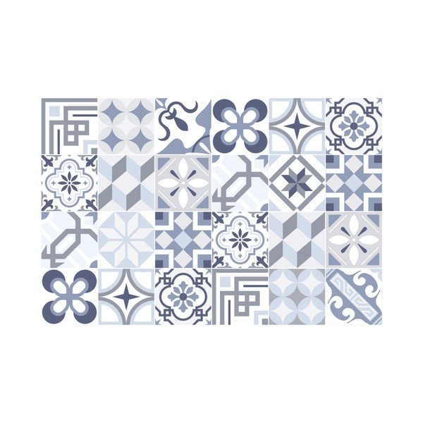 Komplet 24 dekorativnih stenskih nalepk Ambiance Spa, 10 x 10 cm-image-3