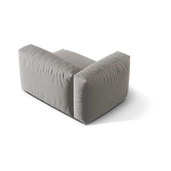 Svetlo siv modul za sedežno garnituro (levi kot) Martina – Micadoni Home-image-2