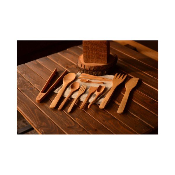 10-delni komplet kuhinjskih pripomočkov iz bambusa Bambum Violi-image-1