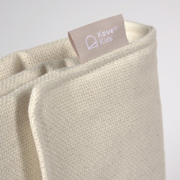 Bela organska bombažna previjalna podloga Kave Home Jeila-image-3