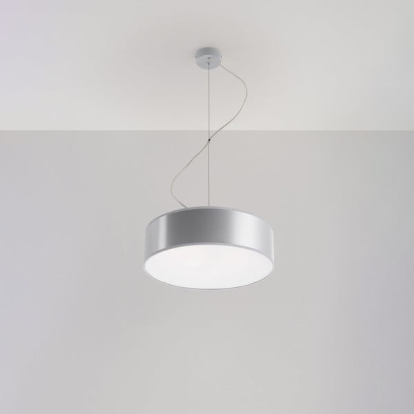 Siva viseča svetilka ø 35 cm Atis – Nice Lamps