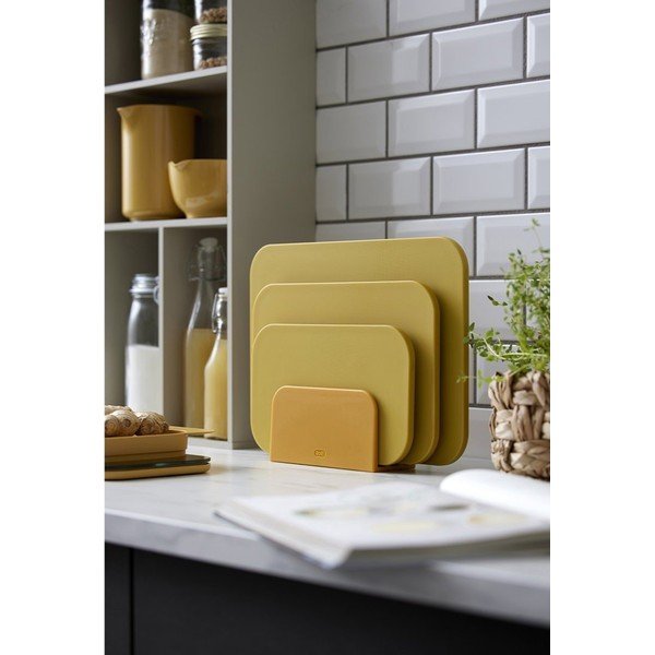 Plastične deske 3 ks s stojalom 35,5 x 26,5 cm Choptima – Rosti-image-2