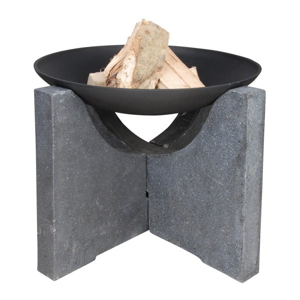 Kamin z granitnim podstavkom Esschert Design, ⌀ 68 cm