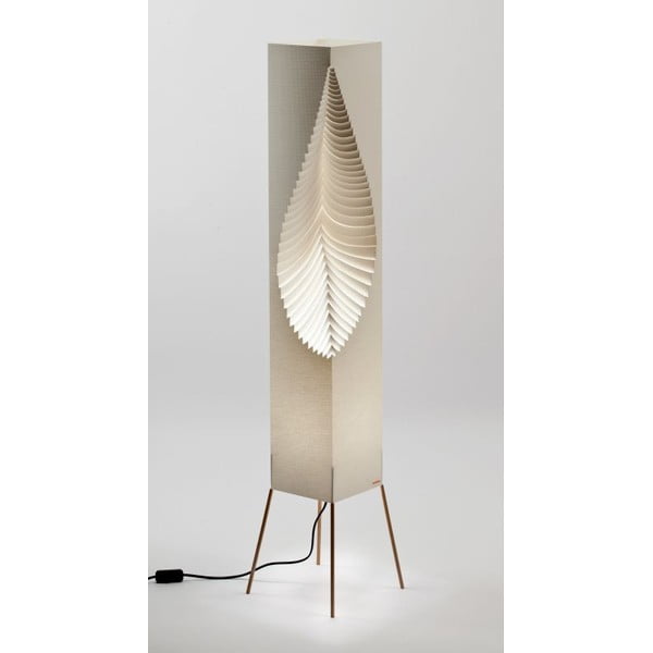 Stoječa svetilka MooDoo Design Leaf Organic, višina 122 cm