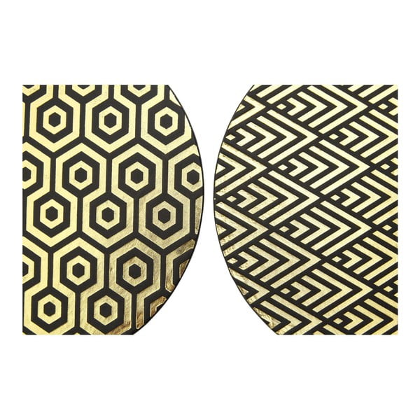 Pogrinjki iz imitacije usnja in kartona v kompletu 4 ks ø 25 cm Geome – Premier Housewares-image-4