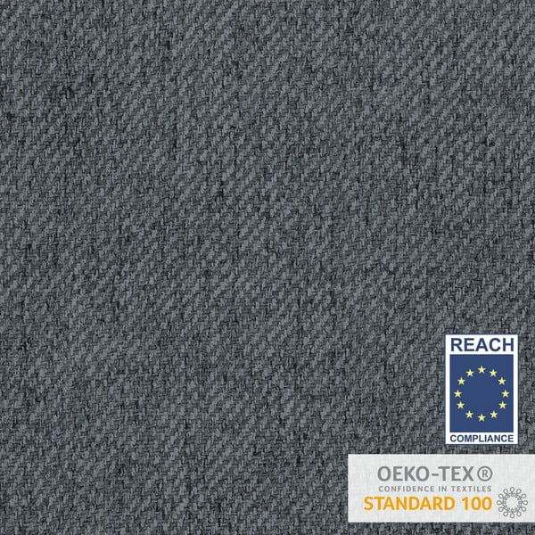 Siva boxspring postelja s prostorom za shranjevanje 200x200 cm Imagine – Maison de Rêve-image-1