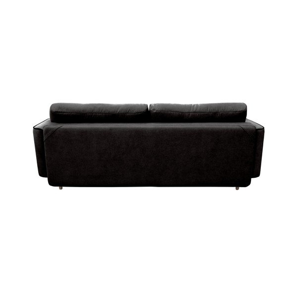Črn raztegljiv trosed s svetlimi nogami Mazzini Sofas Ivy-image-4