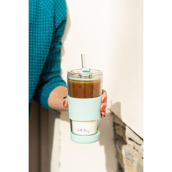 Mentolno zelen termo lonček 600 ml Fuori – Vialli Design-image-1