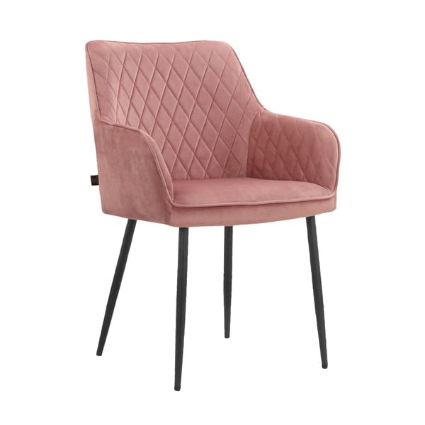 Svetlo rožnati oblazinjeni jedilni stoli v kompletu 2 ks Elvira – Støraa