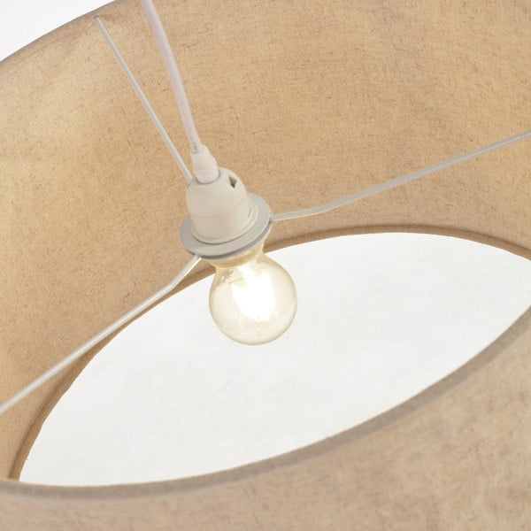 Bež tekstilno senčilo ø 50 cm Mariela – Kave Home-image-3