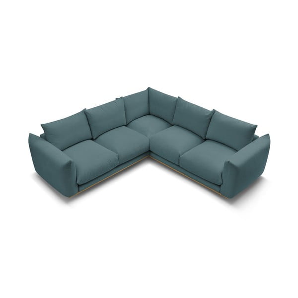 Modra kotna sedežna garnitura Ernest – Bobochic Paris-image-4